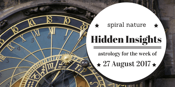 Hidden Insights: Astrology for the week of 27 August 2017